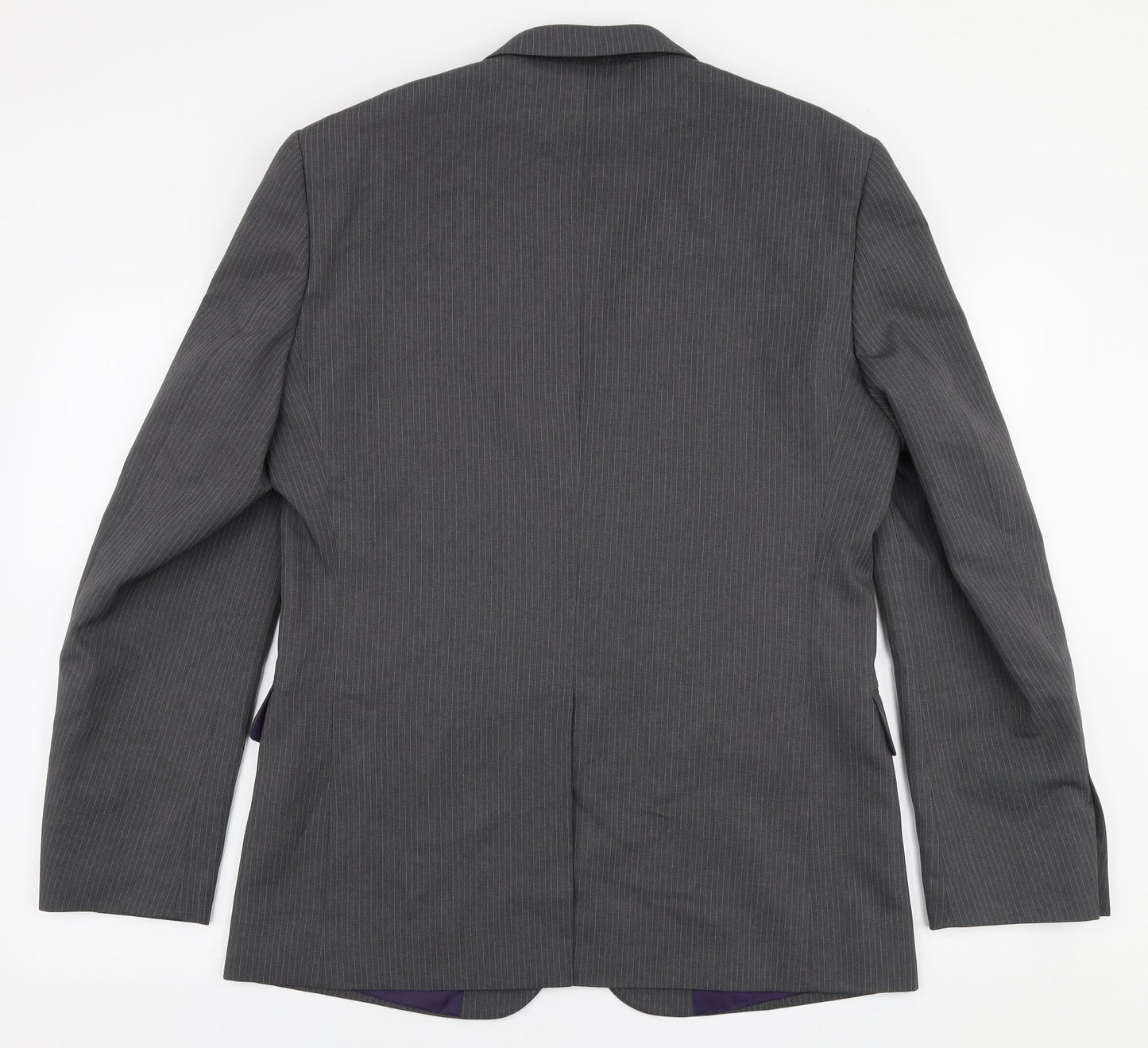 Taylor & Wright Mens Grey  Polyester Jacket Suit Jacket Size 40