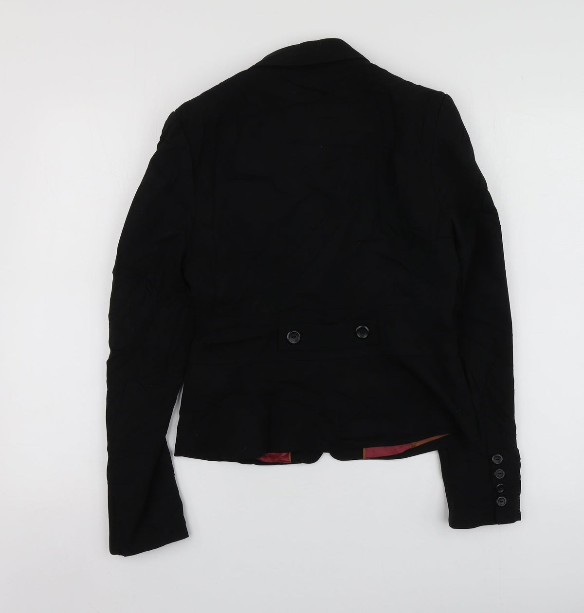 NEXT Womens Black  Polyester Jacket Suit Jacket Size 8
