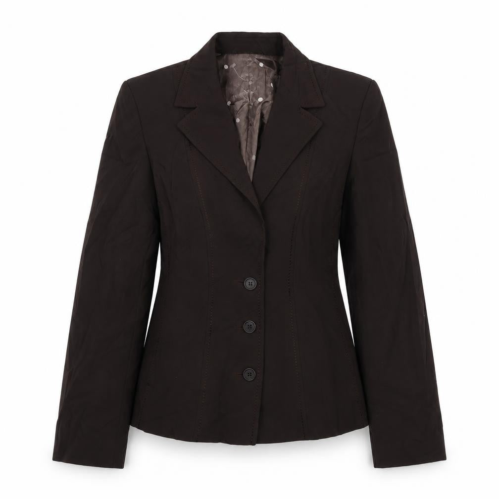 Marks & Spencer Womens Brown  Polyester Jacket Suit Jacket Size 12