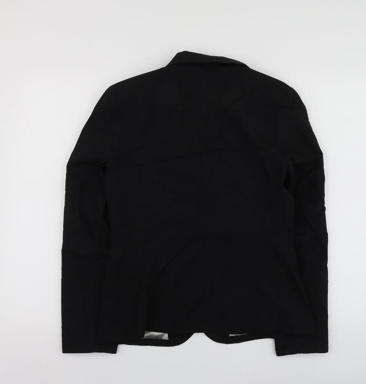 Papaya Womens Black  Polyester Jacket Suit Jacket Size 12