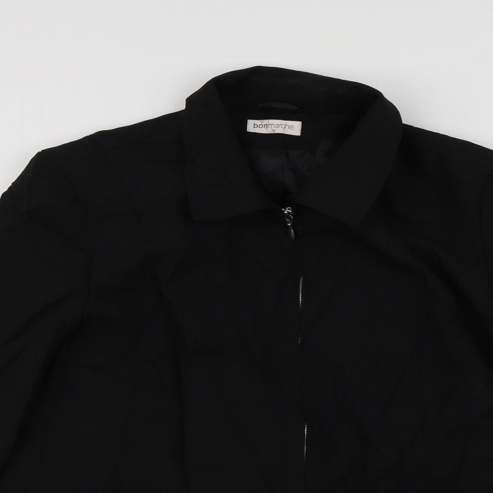 Bonmarché Womens Black Jacket Blazer Size 16