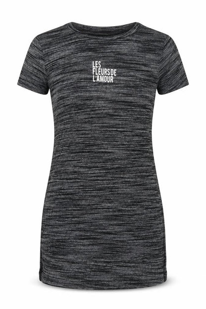 Atmosphere Womens Grey Striped Viscose Basic T-Shirt Size 10 Round Neck