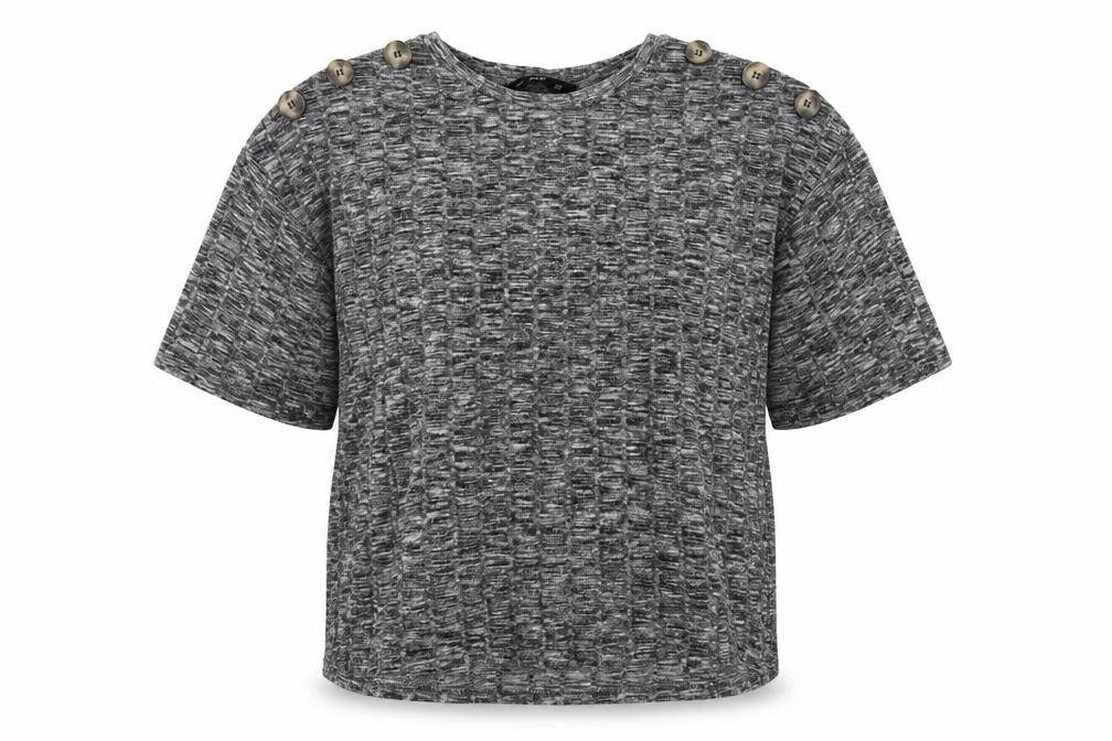 F&F Womens Grey Round Neck  Viscose Pullover Jumper Size 10