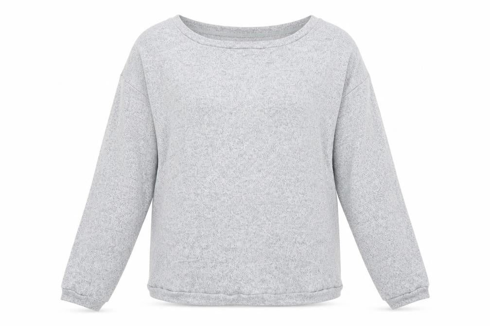 Avenue Womens Grey Round Neck  Viscose Pullover Jumper Size 12