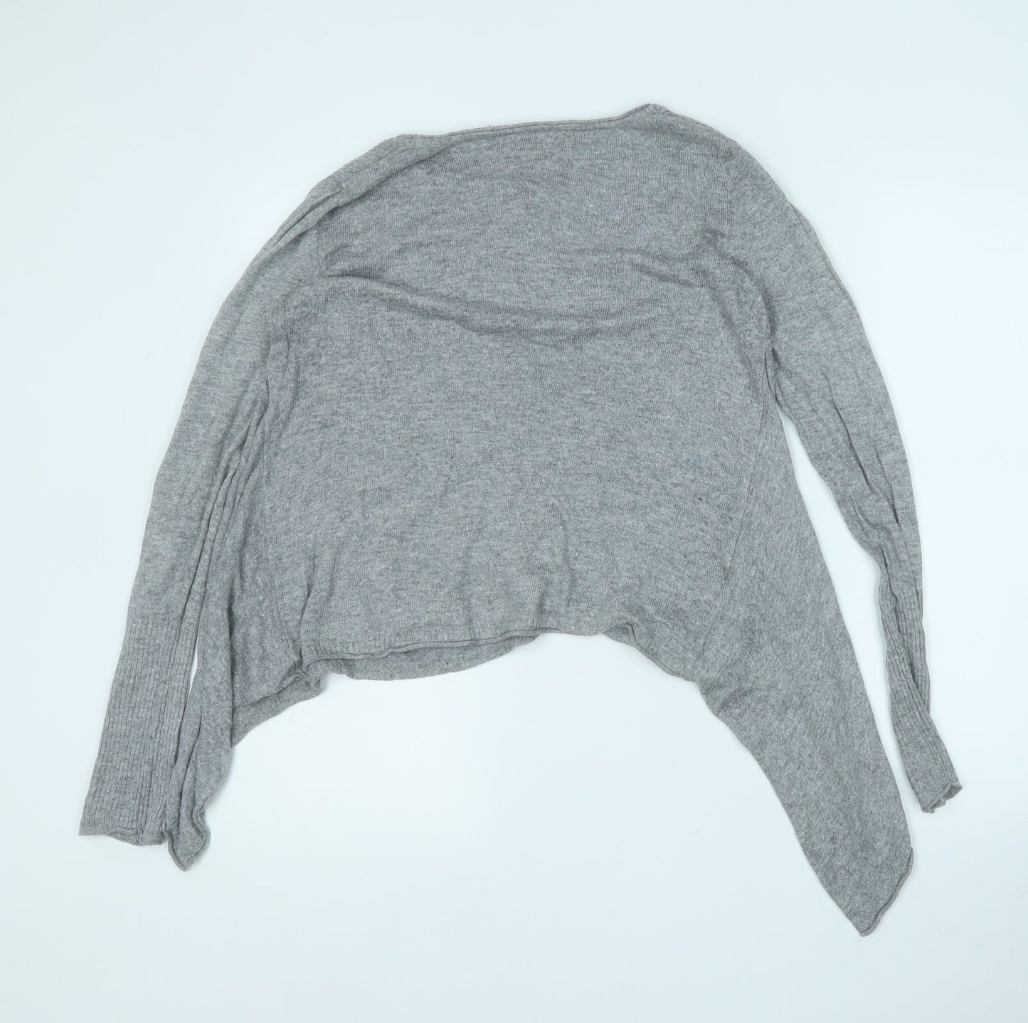 NEXT Womens Grey Round Neck  Viscose Pullover Jumper Size 12