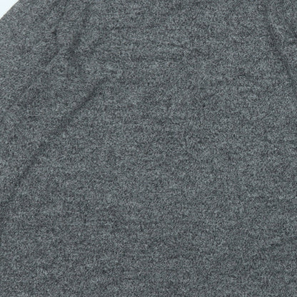 Love To Lounge  Womens Grey Round Neck  Viscose Pullover Jumper Size 10
