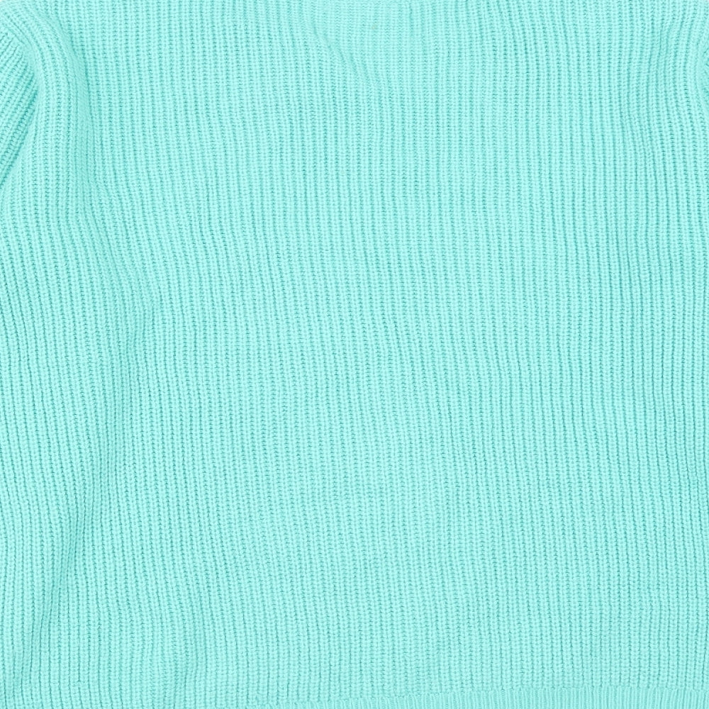 NEXT Womens Blue Round Neck  Acrylic Pullover Jumper Size 10