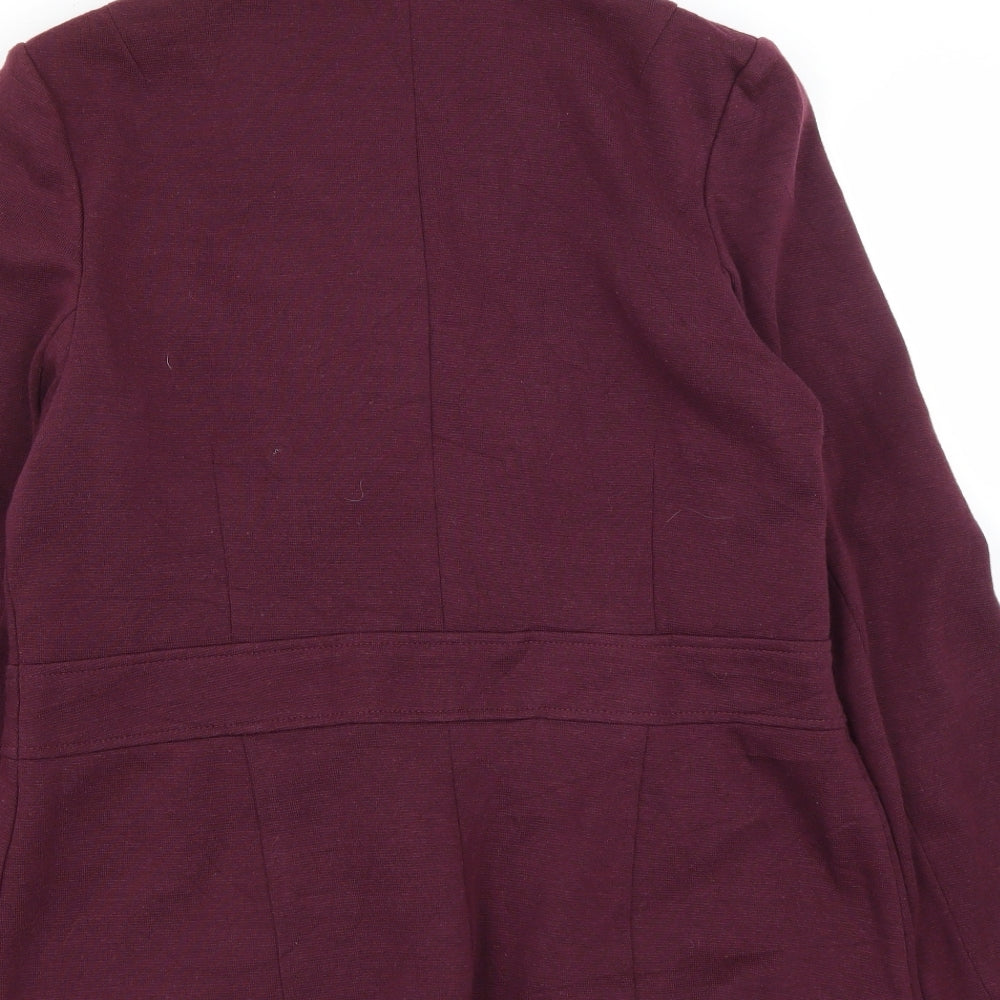 Debbie Shuchat Womens Purple   Jacket  Size L  Button