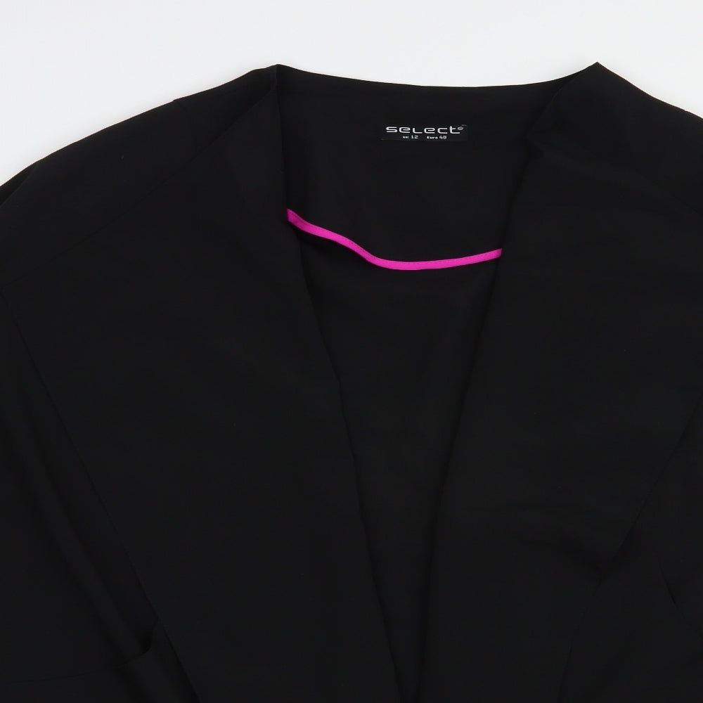 Select Womens Black   Jacket Blazer Size 12