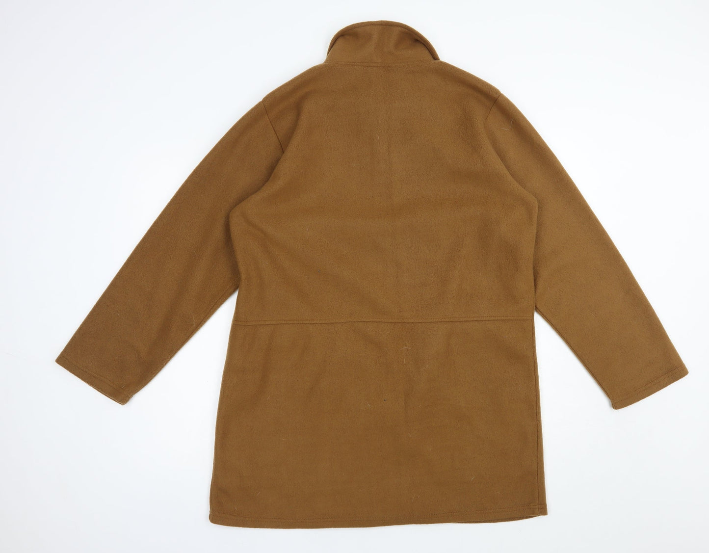 Neuville Womens Brown   Pea Coat Coat Size 12  Button