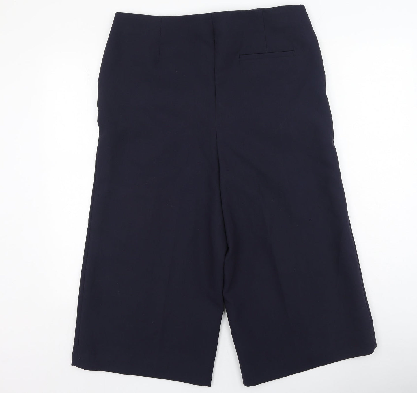 Marks and Spencer Womens Blue  Polyester Trousers  Size 16 L34 in Regular