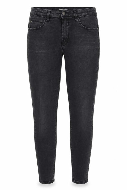 Denim & Co. Womens Grey  Cotton Skinny Jeans Size 14 L28 in Regular