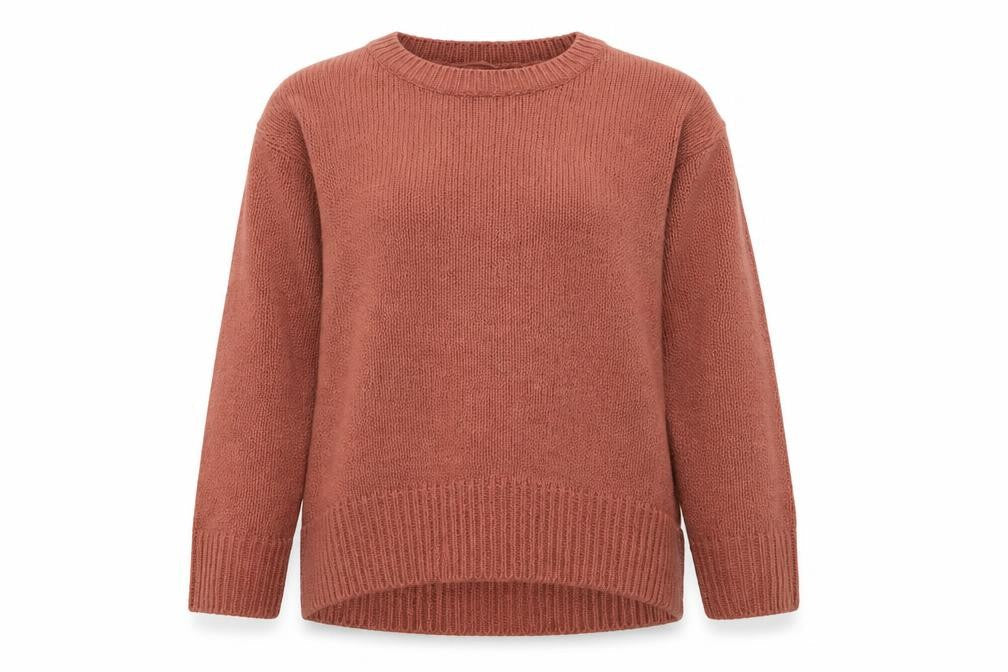 New Look Womens Pink Round Neck  Acrylic Pullover Jumper Size S