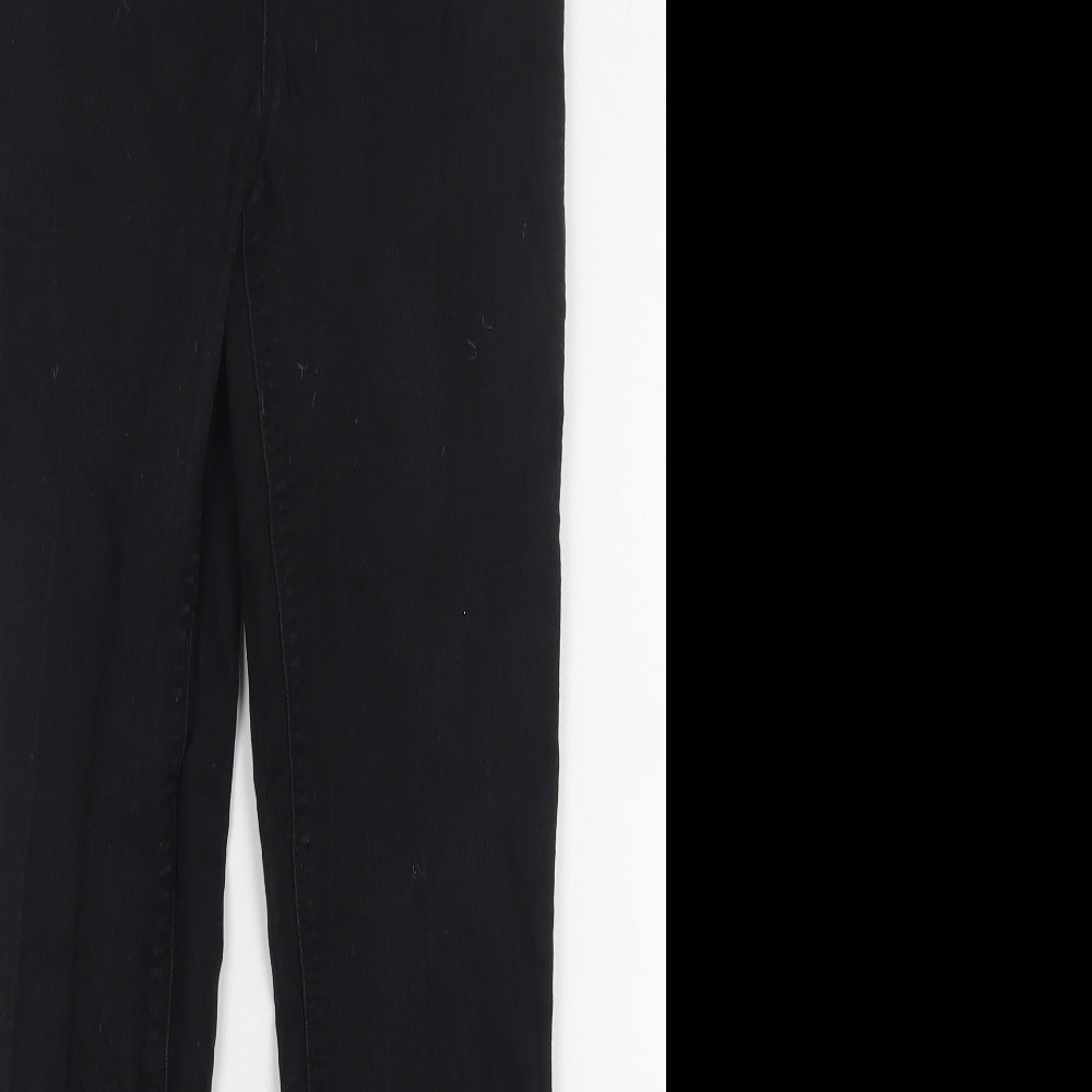 Matalan Womens Black  Cotton Jegging Jeans Size 8 L26 in Regular