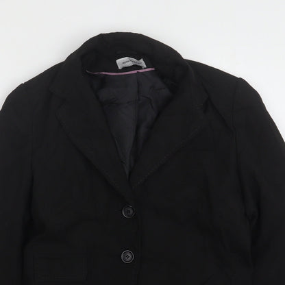 Atmosphere Womens Black  Polyester Jacket Suit Jacket Size 8