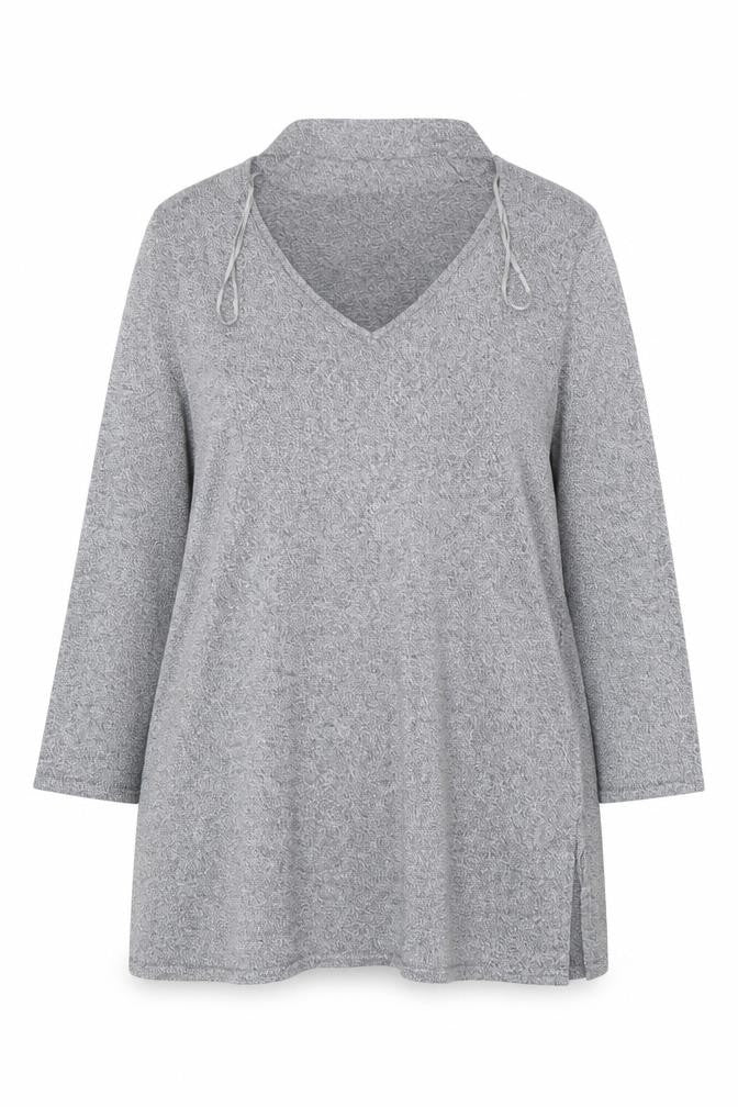 F&F Womens Grey Round Neck  Viscose Pullover Jumper Size 12