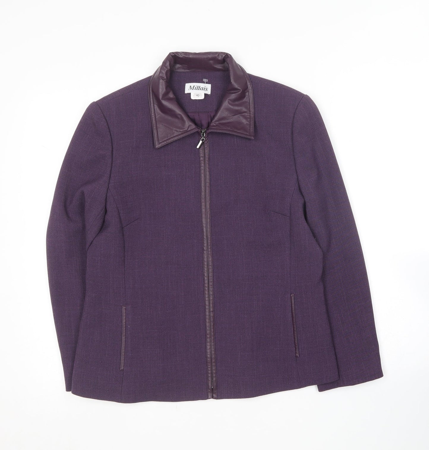 Millais Womens Purple   Jacket Blazer Size 12