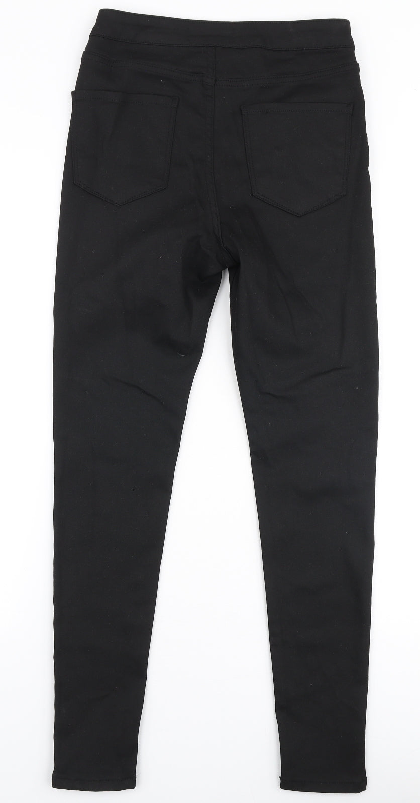 Denim Co Womens Black  Polyester Skinny Jeans Size 8 L28 in Slim Zip