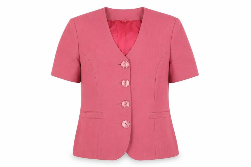 Kesta Womens Pink   Jacket  Size L  Button