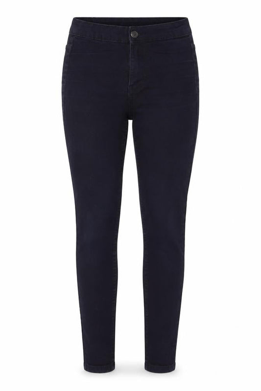 New Look Womens Blue  Cotton Skinny Jeans Size 4 L23 in Regular Zip