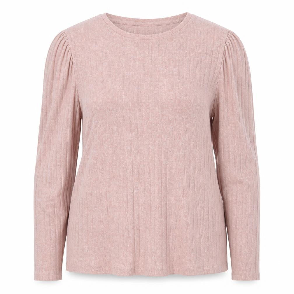 Papaya Womens Pink Round Neck  Polyester Pullover Jumper Size 16