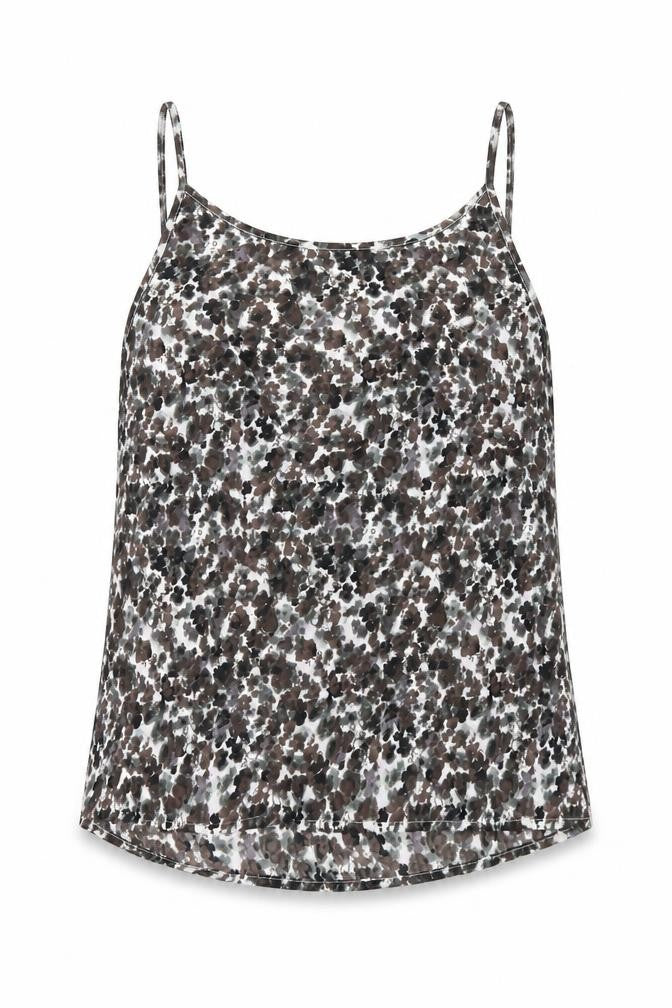 NEXT Womens Multicoloured Geometric Polyester Camisole Tank Size 12 Square Neck