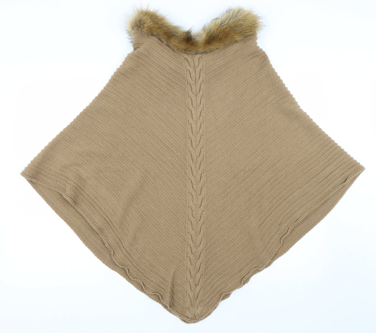 New Look Womens Brown   Jacket Poncho One Size