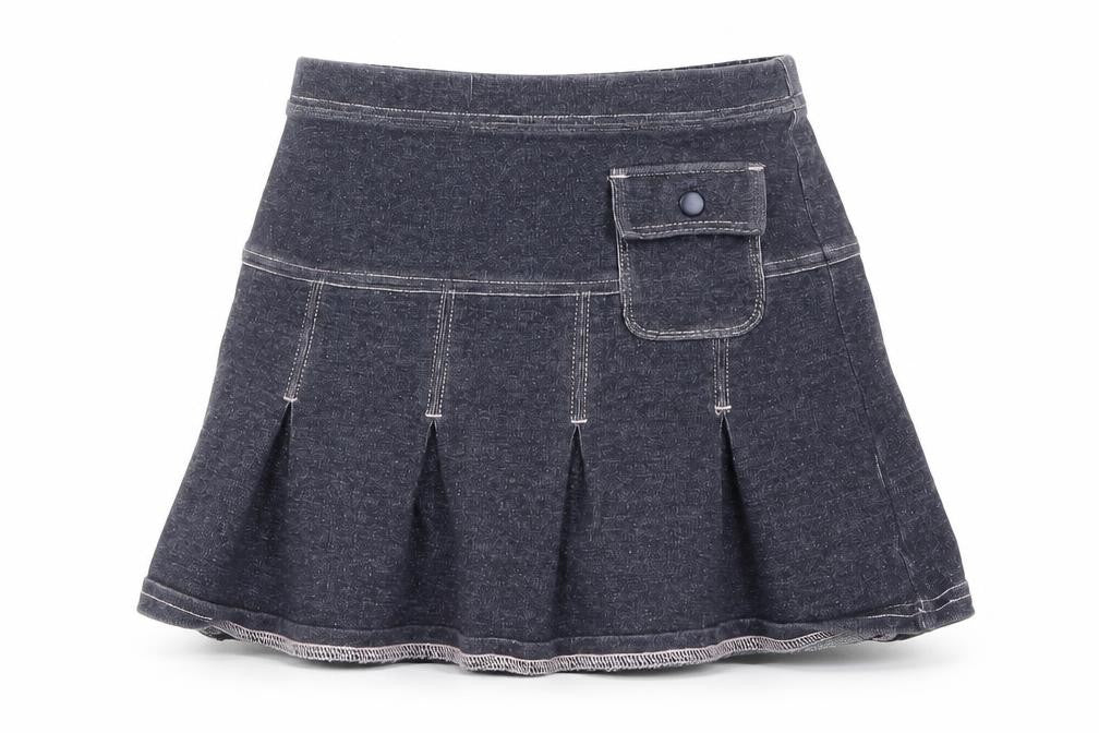 NEXT Girls Black  Cotton Mini Skirt Size 2 Years  Regular