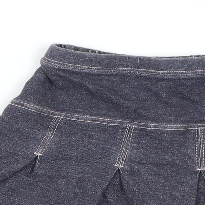 Next Girls Black  Cotton Mini Skirt Size 2 Years  Regular