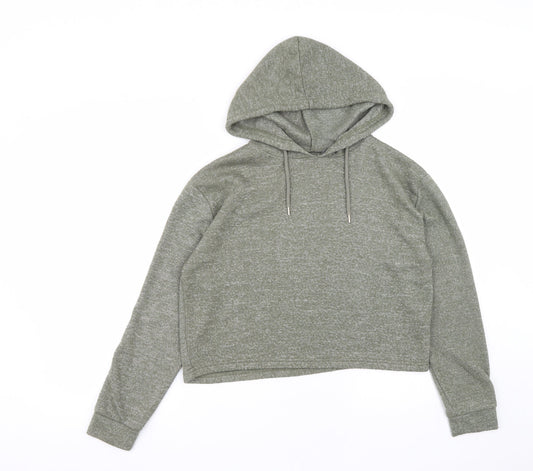 Primark Womens Green  Polyester Pullover Hoodie Size XS  Drawstring - Size 6-8