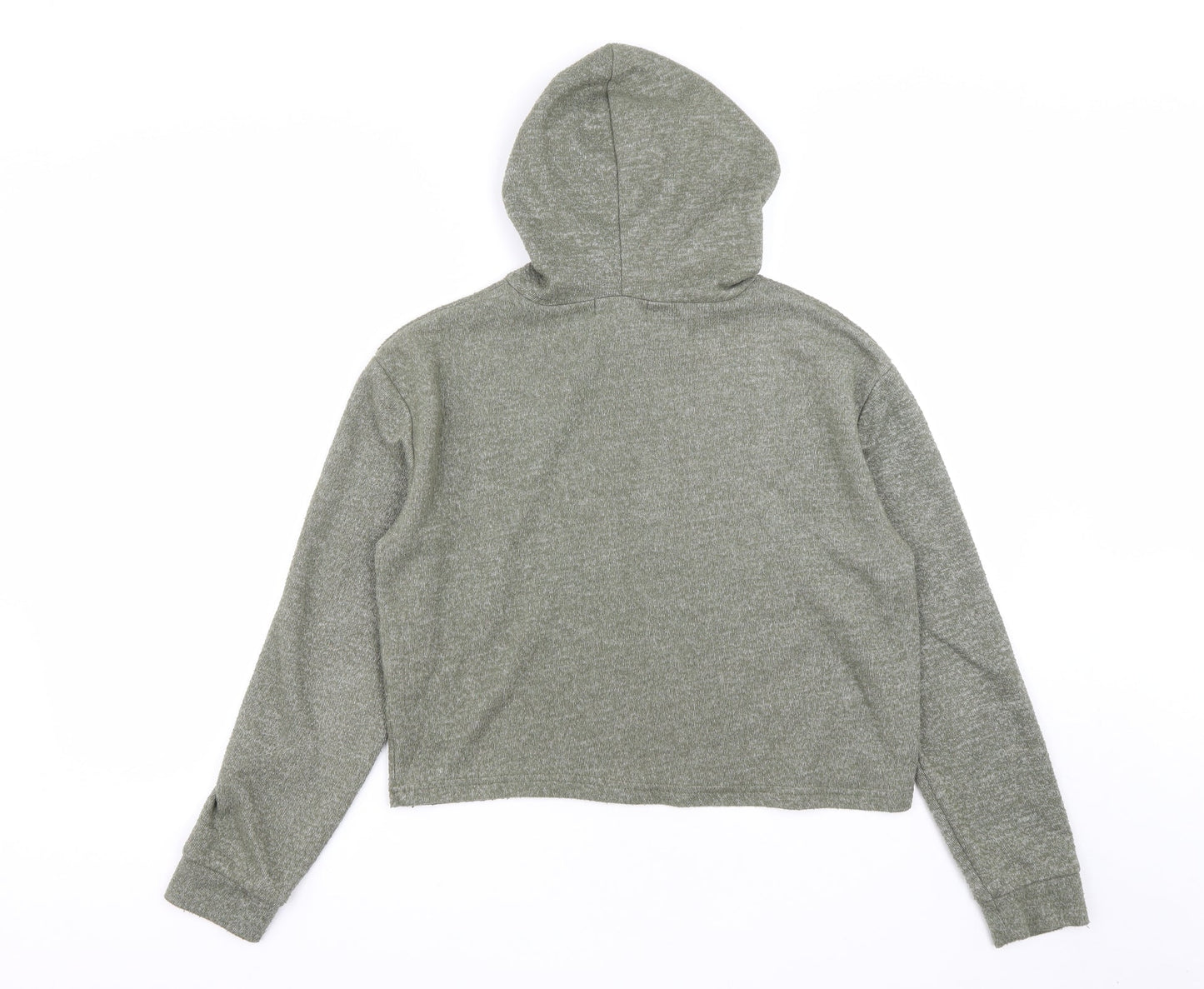 Primark Womens Green  Polyester Pullover Hoodie Size XS  Drawstring - Size 6-8