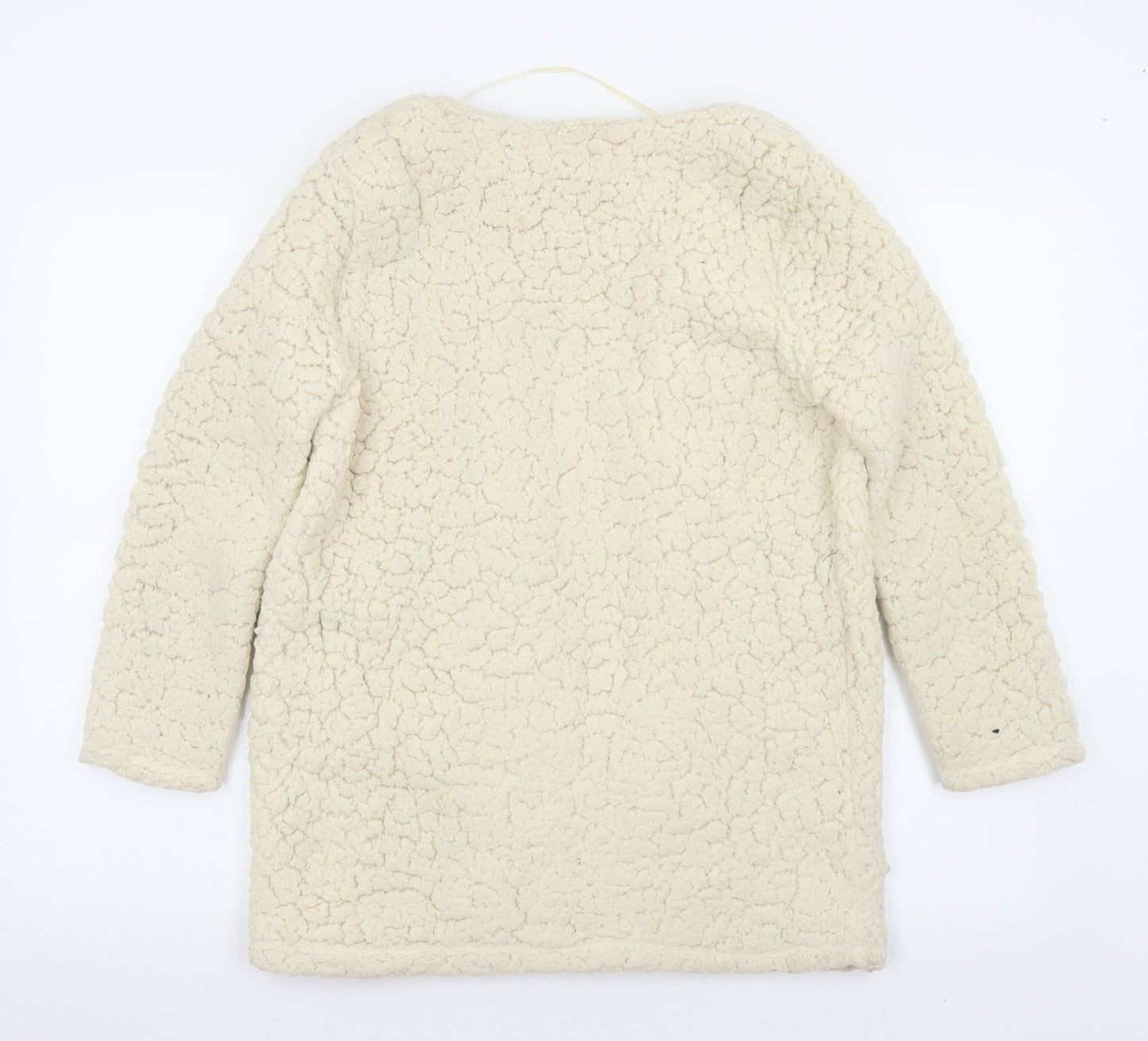 VERO MODA Womens Ivory Round Neck  Polyester Cardigan Jumper Size XS