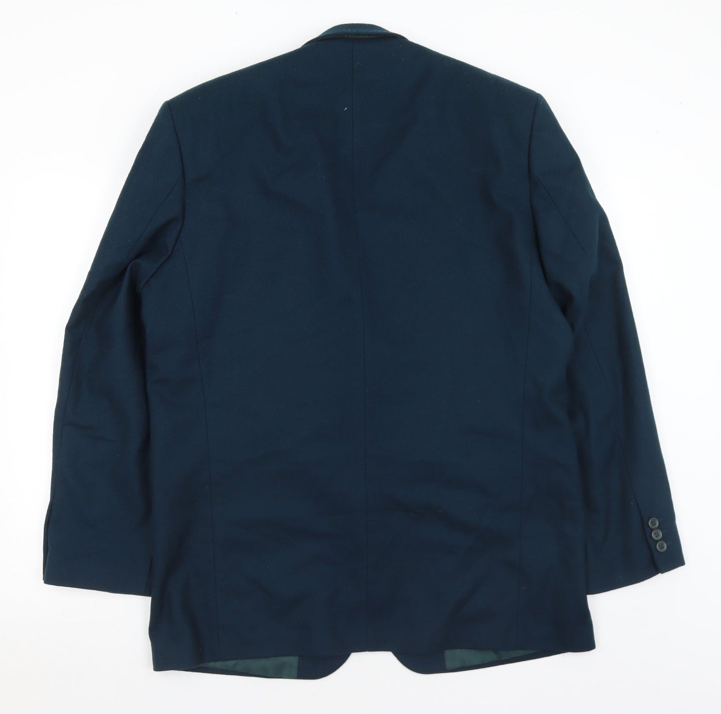 BHS Mens Blue  Wool Jacket Suit Jacket Size 42