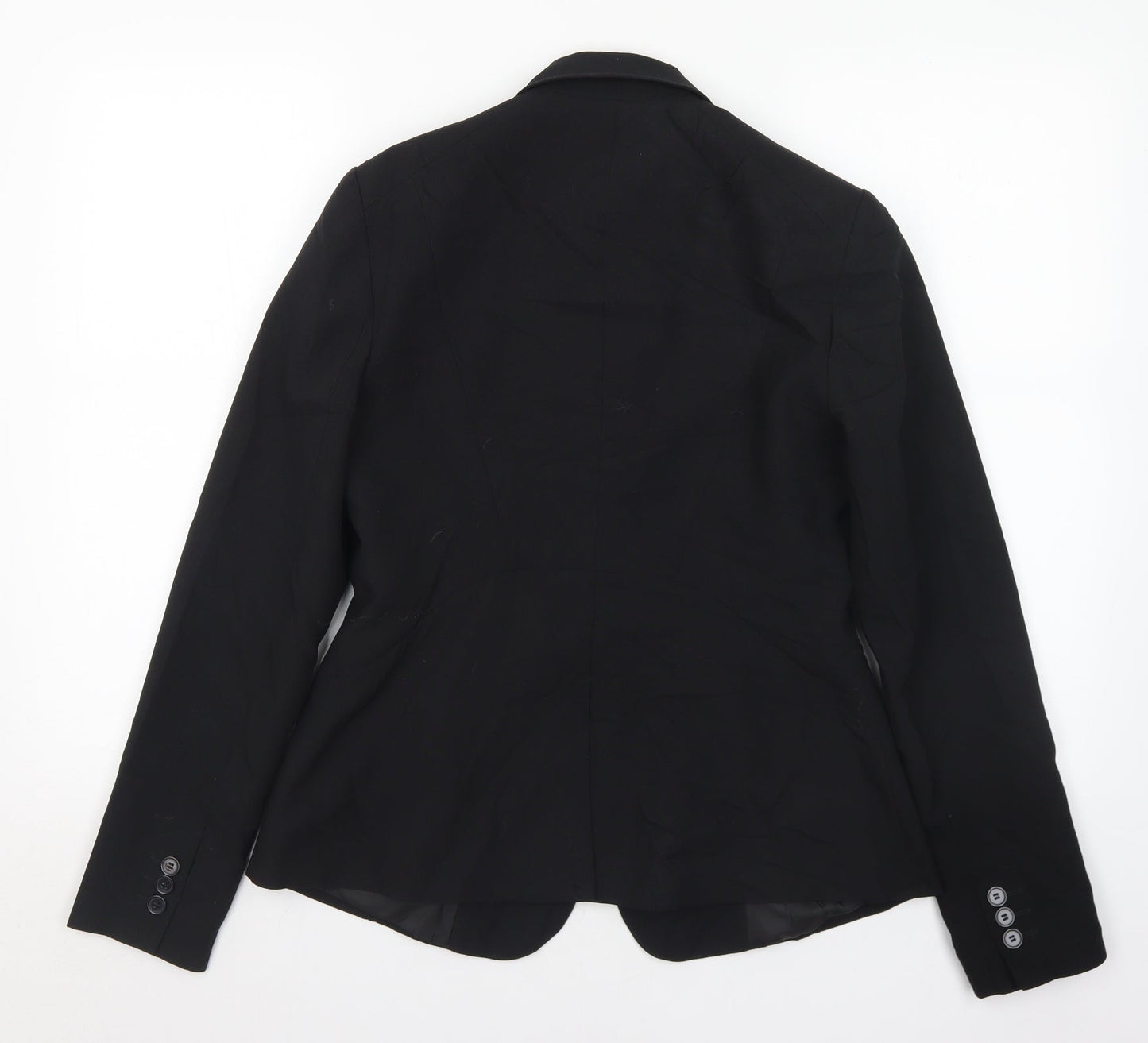 Primark Womens Black Polka Dot Polyester Jacket Suit Jacket Size 12
