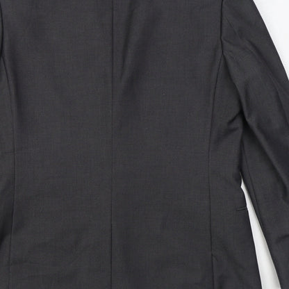 F&F Mens Grey  Polyester Jacket Suit Jacket Size 38