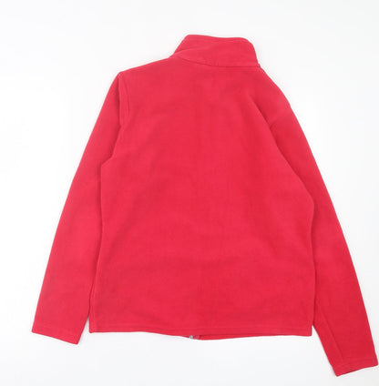 Preloved Marks and Spencer Womens Red   Jacket  Size 16  Zip - Back
