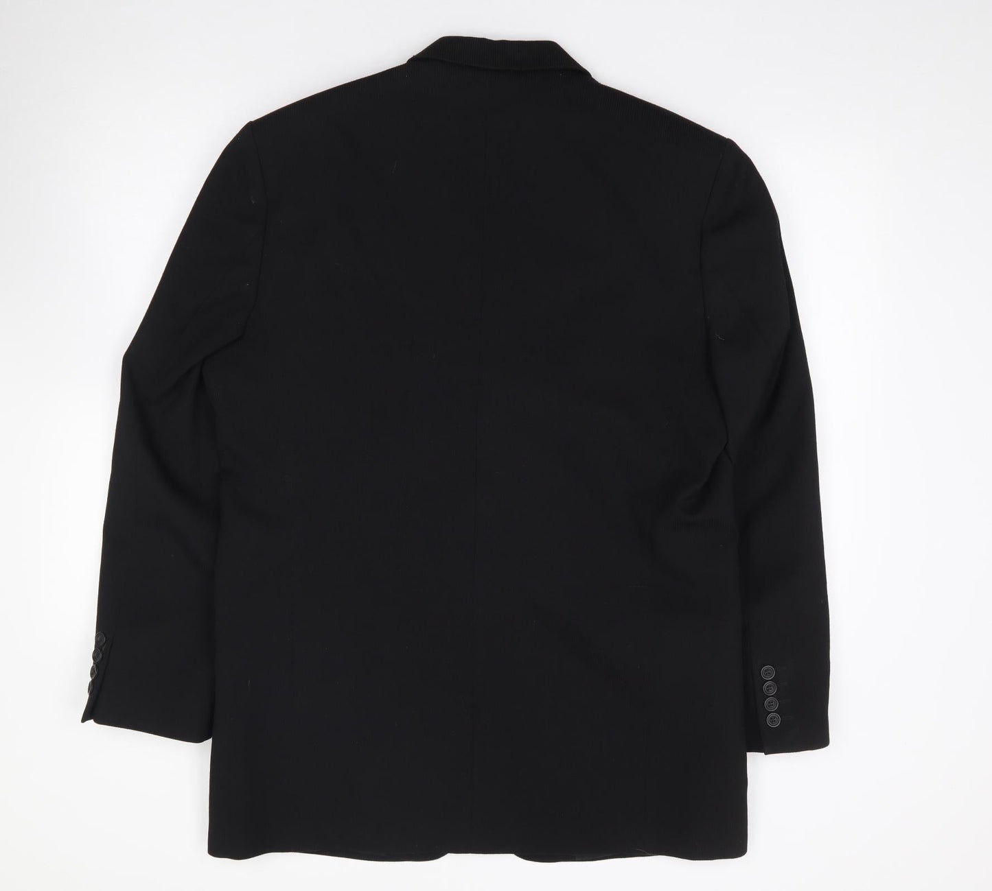 Blakes Mens Black  Polyester Jacket Suit Jacket Size 40