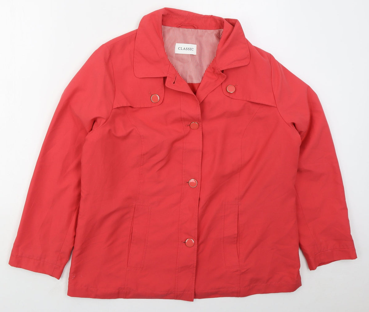 Marks & Spencer Womens Pink   Jacket  Size 16  Button