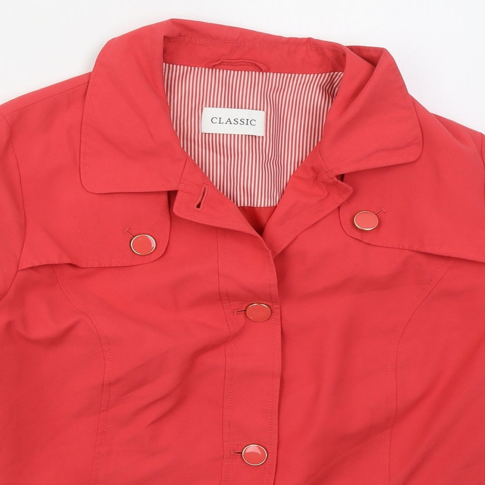 Marks & Spencer Womens Pink   Jacket  Size 16  Button
