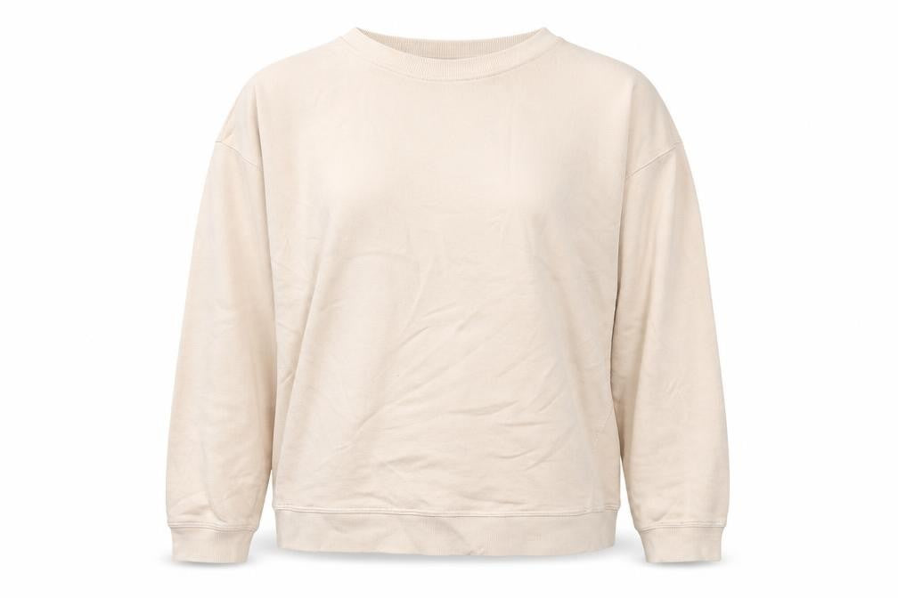 New Look Womens Pink  Cotton Pullover Sweatshirt Size S