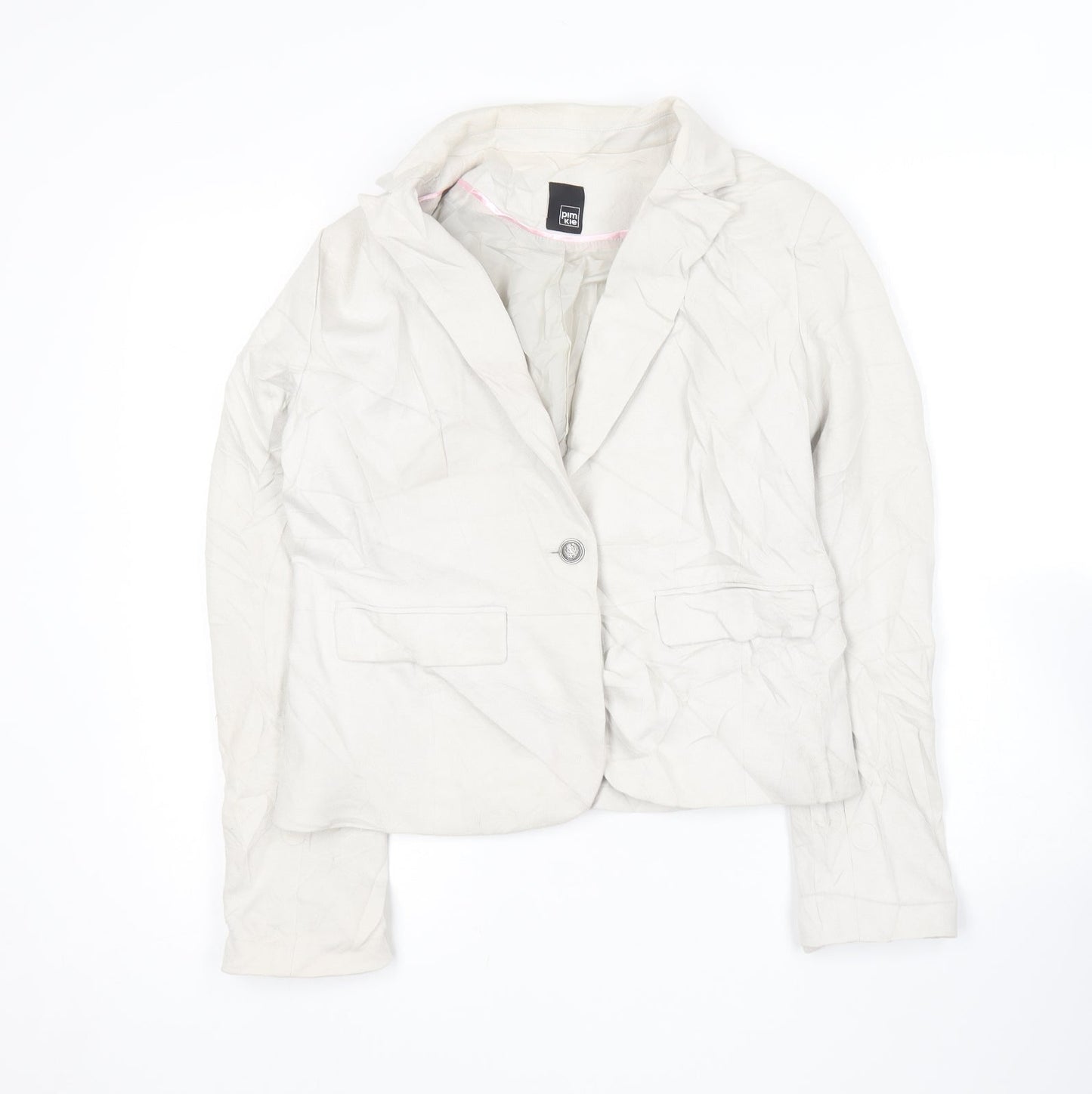 Pimkie Womens Ivory   Jacket Blazer Size L
