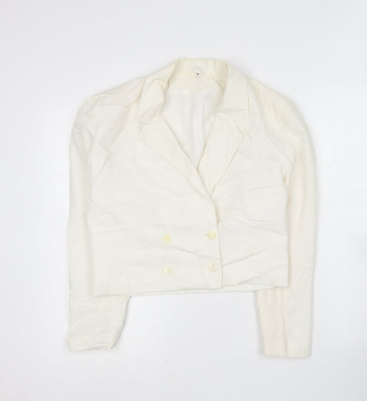 Hamells Womens White   Jacket Blazer Size 12