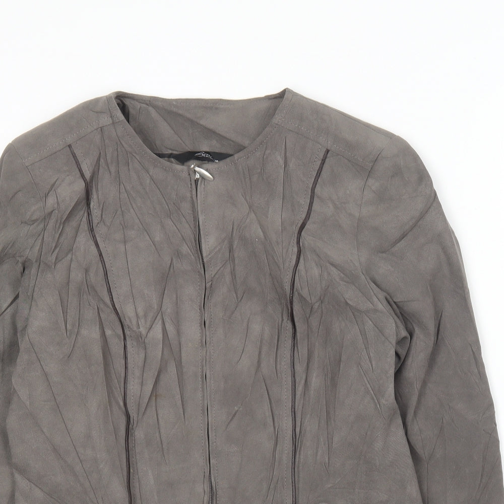Bonmarché Womens Grey   Jacket  Size 10