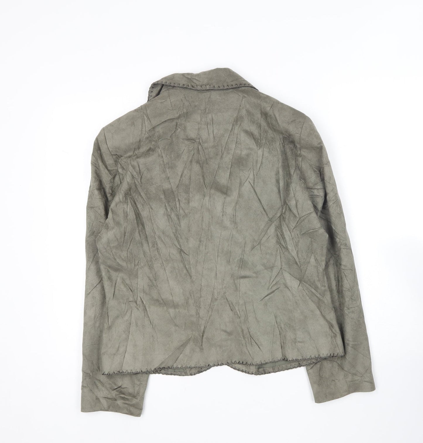 M&Co Womens Green   Jacket Blazer Size 14