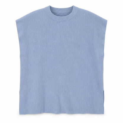 Gallery Womens Blue Round Neck  Polyester Pullover Jumper Size M