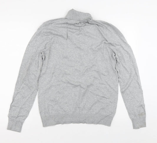 Preworn Mens Grey  Polyester Pullover Sweatshirt Size S