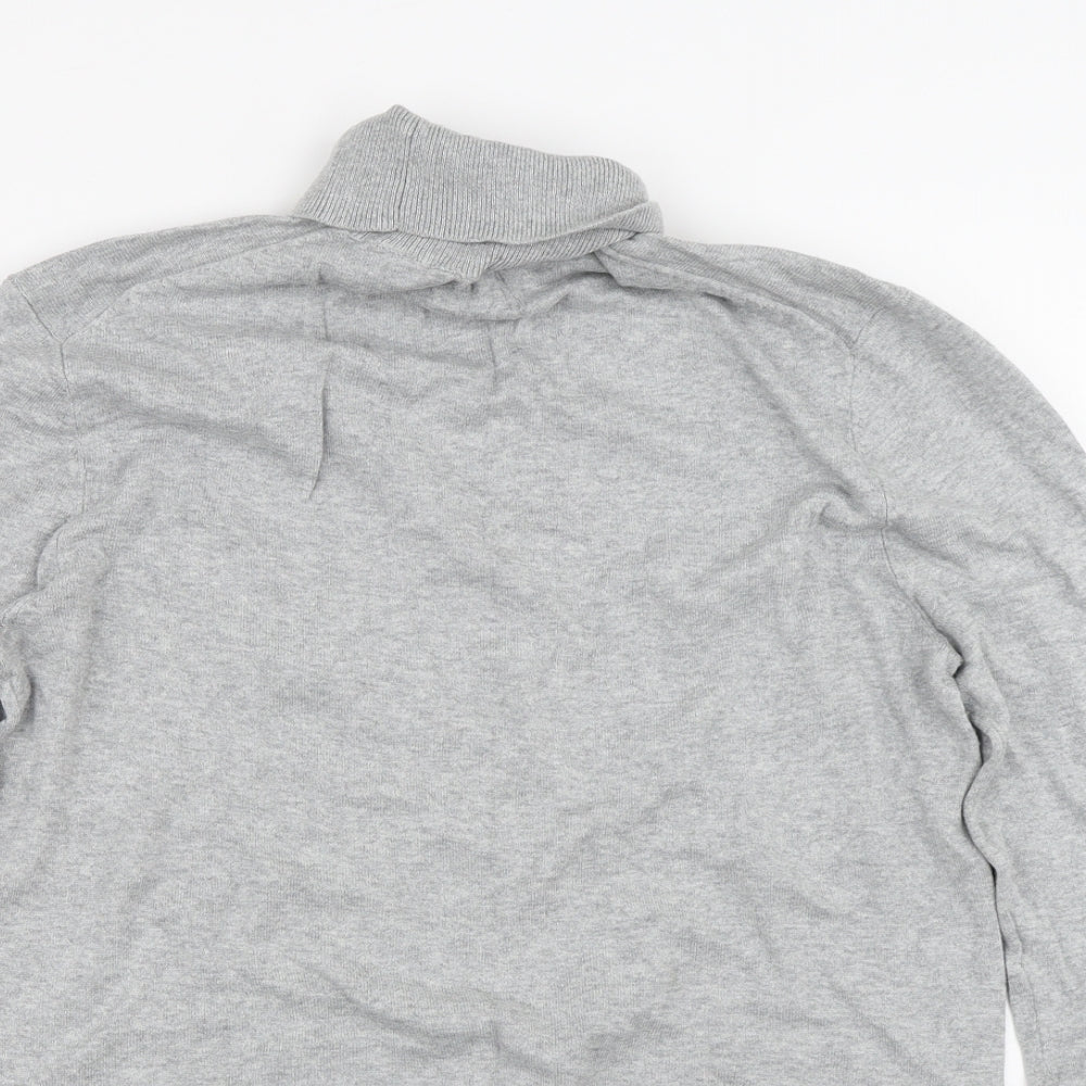 Preworn Mens Grey  Polyester Pullover Sweatshirt Size S
