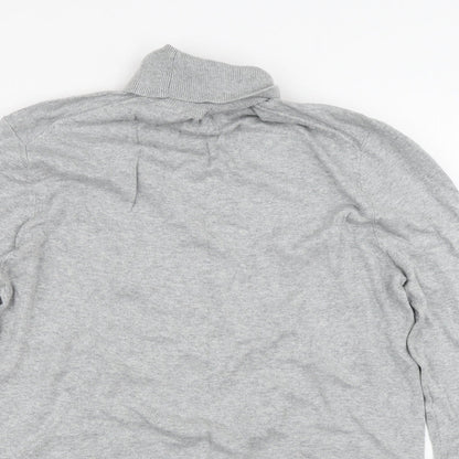 Preloved Preworn Mens Grey  Polyester Pullover Sweatshirt Size S - Detail