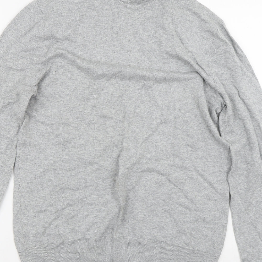 Preworn Mens Grey  Polyester Pullover Sweatshirt Size S