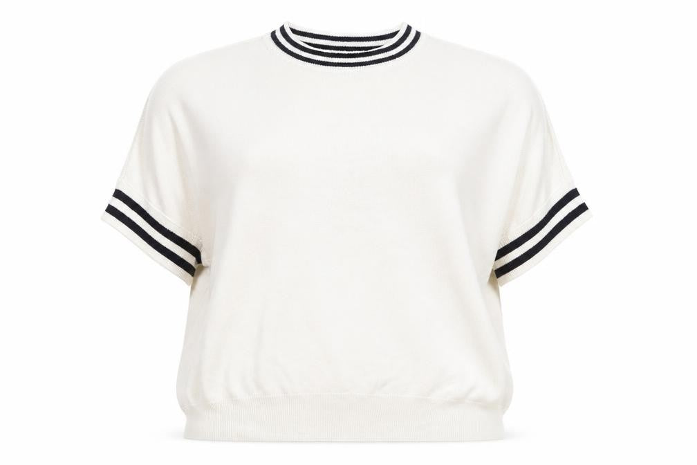 NEXT Womens White Round Neck  Viscose Pullover Jumper Size L